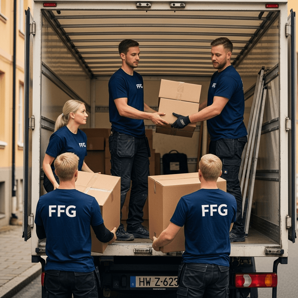 FFG:s personal hanterar värdefulla föremål säkert och professionellt.